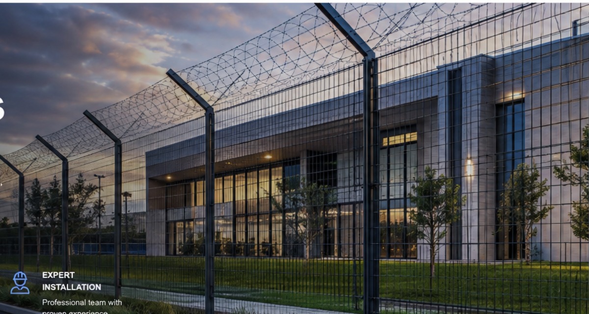 Industrial security fencing in Nigeria